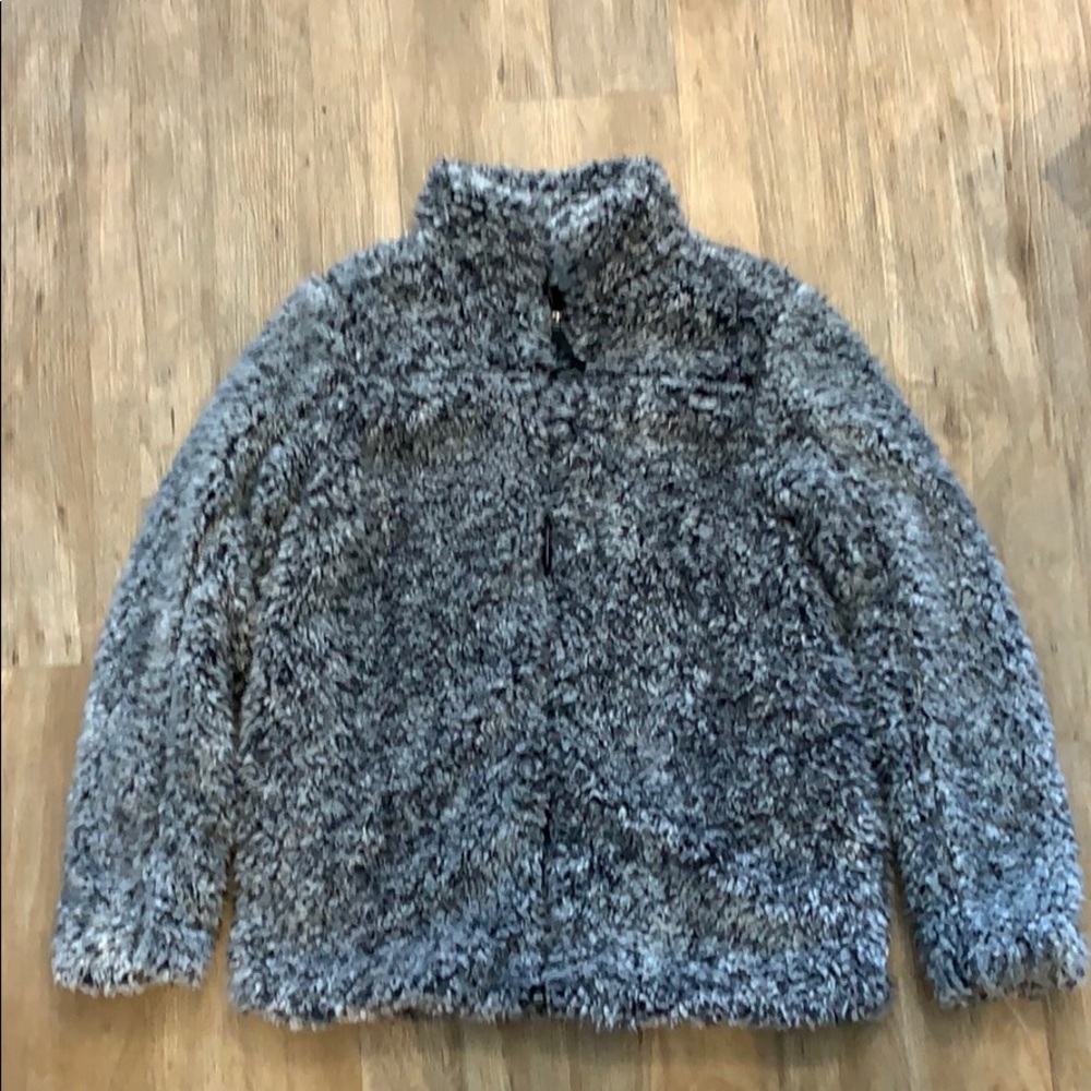 Grey Fuzzy Jacket